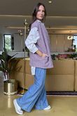 Made in Italy Norbury Gilet Mauve